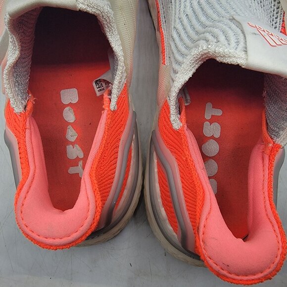 Adidas Ultraboost 19 Mens 14 White Orange Sneaker Shoes Athletic Outdoors EF1342 main image 13